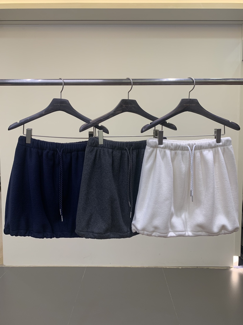 BEFORE SUNRISE韓國直郵㊣女裝新款人氣推薦時尚休閑短裙絨BEFORE SUNRISE短裙