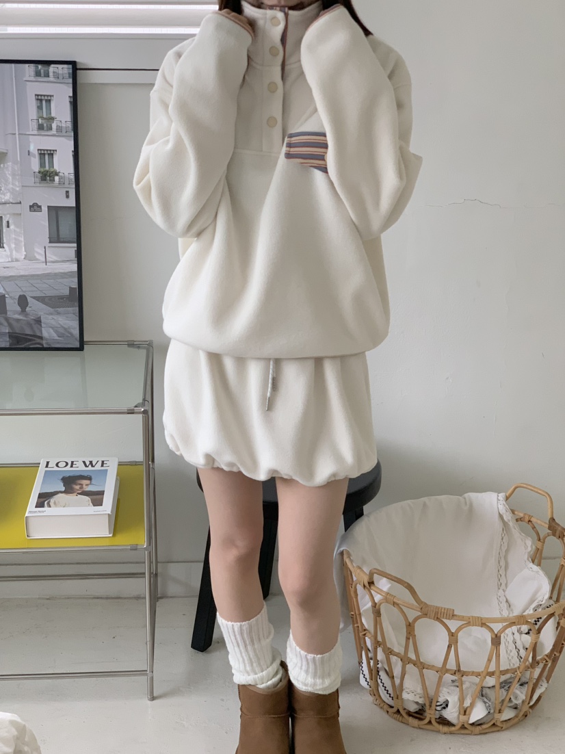 BEFORE SUNRISE韓國直郵㊣女裝新款人氣推薦時尚休閑短裙絨BEFORE SUNRISE短裙