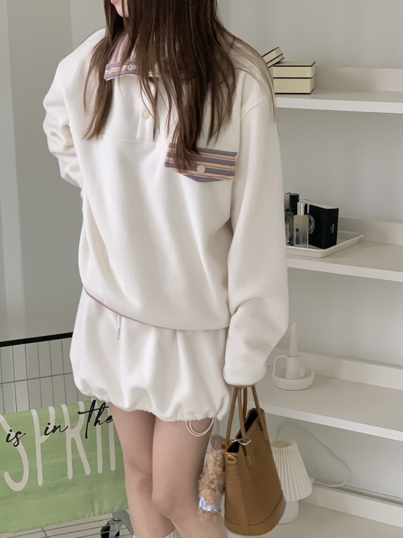 BEFORE SUNRISE韓國直郵㊣女裝新款人氣推薦時尚休閑短裙絨BEFORE SUNRISE短裙