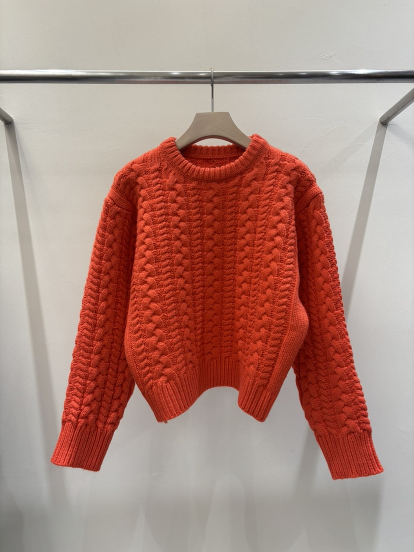 MABE韓國直郵㊣女裝新品推薦休閑熱賣時尚人氣毛衣短款針織MABE毛衣圖色1