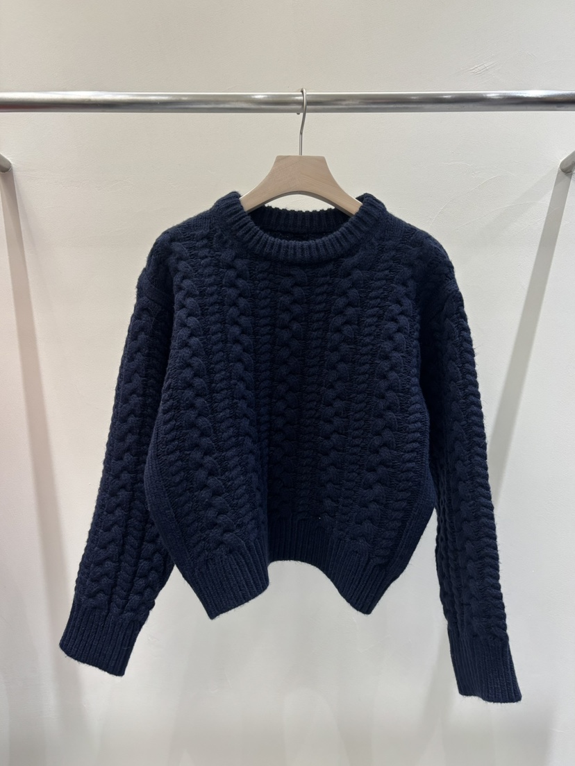 MABE韓國直郵㊣女裝新品推薦休閑熱賣時尚人氣毛衣短款針織MABE毛衣圖色2