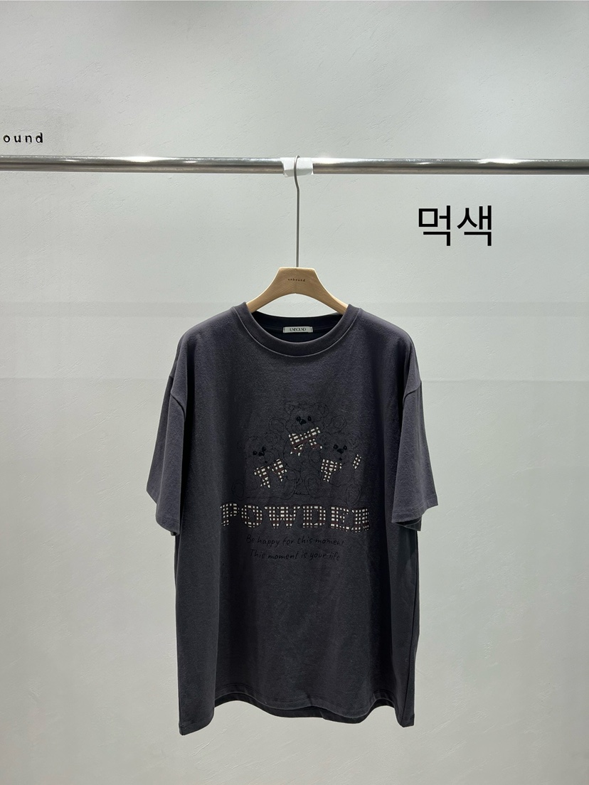 UNBOUND東大門㊣代購女士新款熱賣25秋冬人氣休閑職業推薦T恤UNBOUNDT恤圖色2