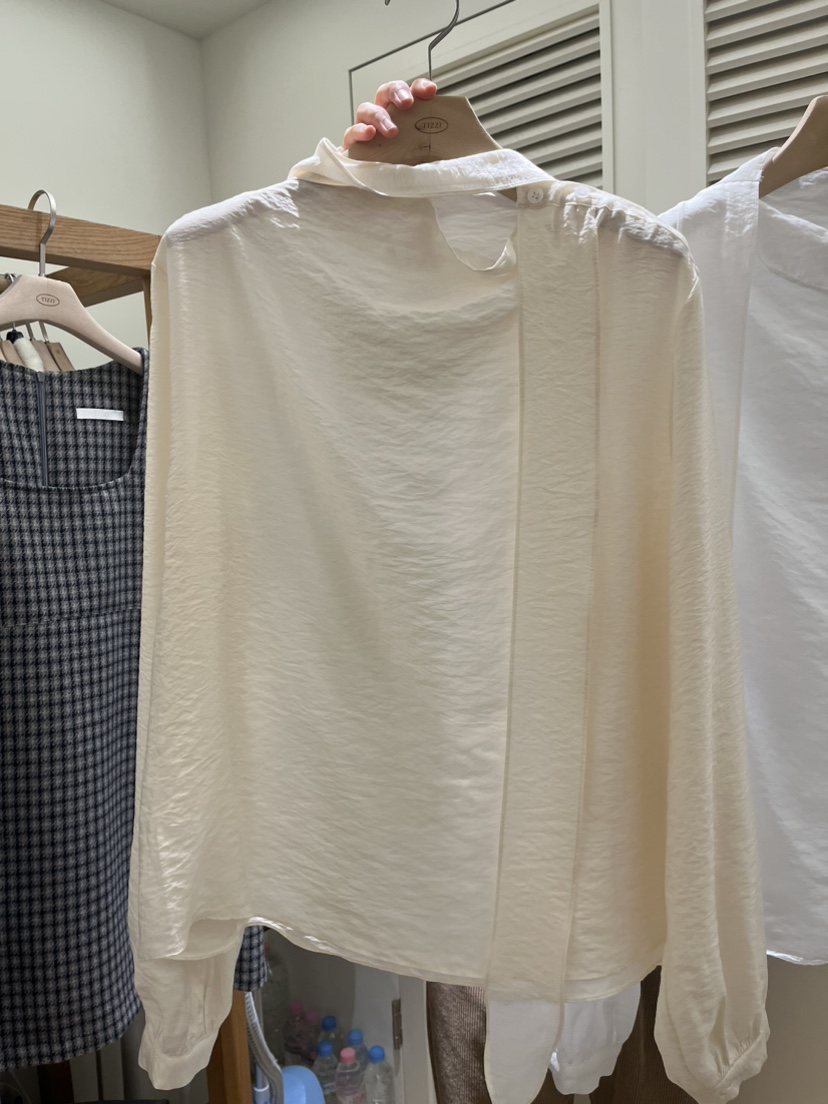 TIZZI韓國直郵㊣女士新品真品熱賣職業人氣推薦25秋冬襯衫蕾絲衫TIZZI襯衫/蕾絲衫圖色1