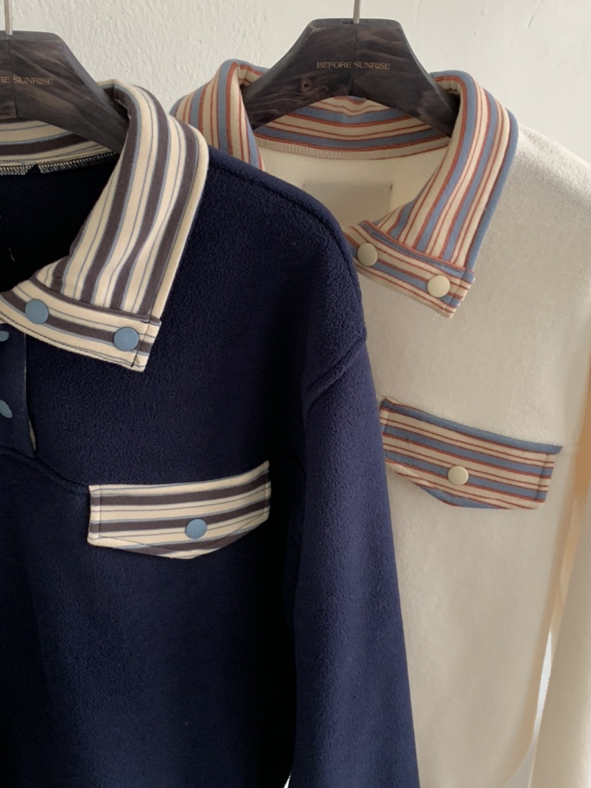 BEFORE SUNRISE東大門㊣代購女裝新款推薦時尚衛衣口袋雙面BEFORE SUNRISE衛衣