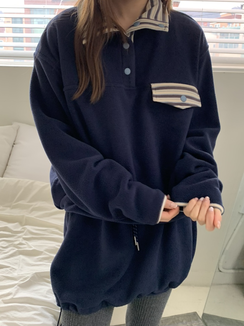 BEFORE SUNRISE東大門㊣代購女裝新款推薦時尚衛衣口袋雙面BEFORE SUNRISE衛衣