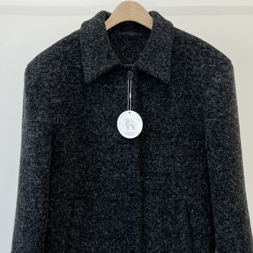 ANOTHER AVENUE韓國代購㊣女士新品熱賣25秋冬短款大衣羊毛ANOTHER AVENUE短款大衣