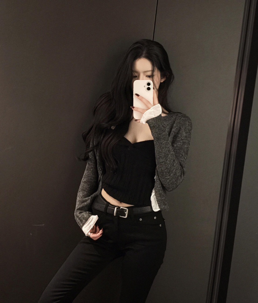 MOMENT韓國代購㊣女士新款熱賣真品推薦人氣25秋冬吊帶背心羊駝MOMENT/RECOVER吊帶/背心