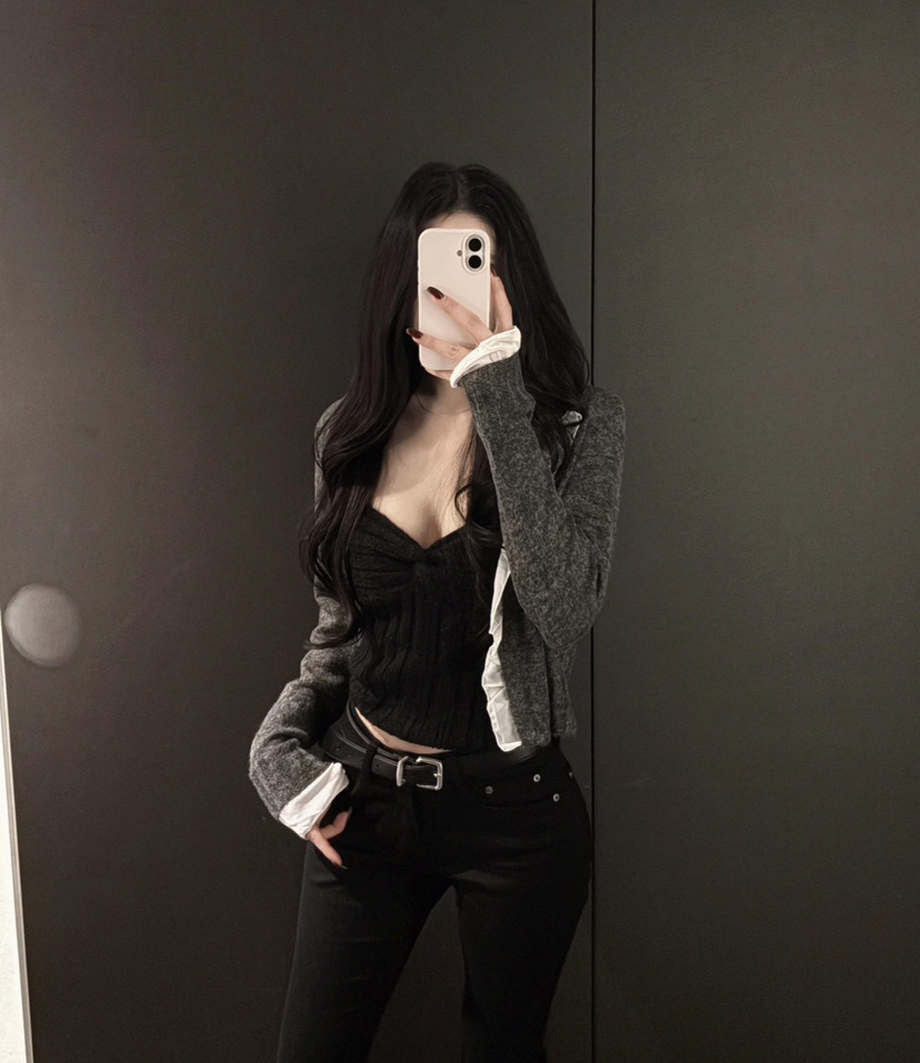 MOMENT韓國代購㊣女士新款熱賣真品推薦人氣25秋冬吊帶背心羊駝MOMENT/RECOVER吊帶/背心