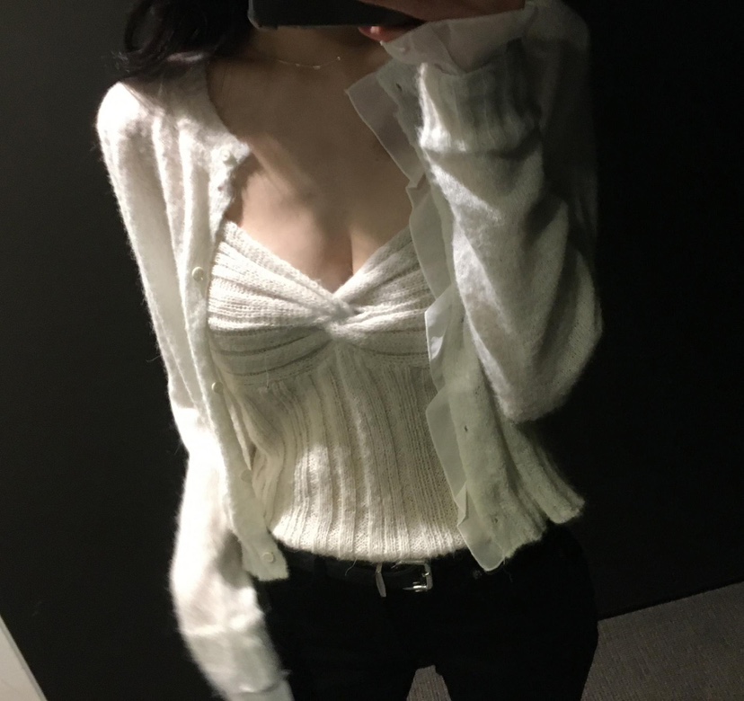 MOMENT韓國代購㊣女士新款熱賣真品推薦人氣25秋冬吊帶背心羊駝MOMENT/RECOVER吊帶/背心