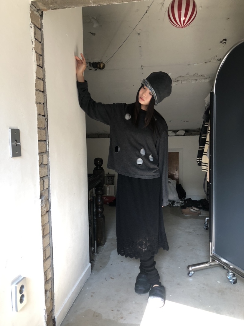 FLASH東大門㊣實拍女士新品職業休閑真品推薦25秋冬長袖T恤FLASH長袖T恤