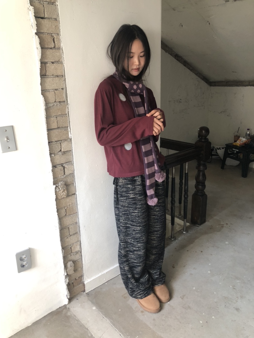 FLASH東大門㊣實拍女士新品職業休閑真品推薦25秋冬長袖T恤FLASH長袖T恤