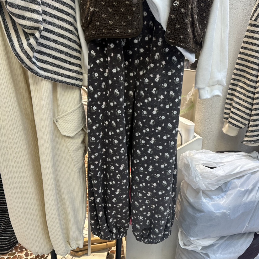 THE LINE-Q東大門㊣代購女士新品時尚25秋冬推薦休閑褲羊毛THE LINE-Q休閑褲圖色2