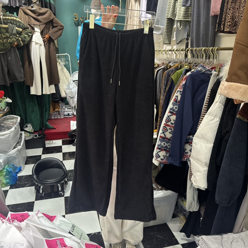 3COLOR東大門㊣直郵女士新品熱賣休閑褲加絨Three color休閑褲圖色2