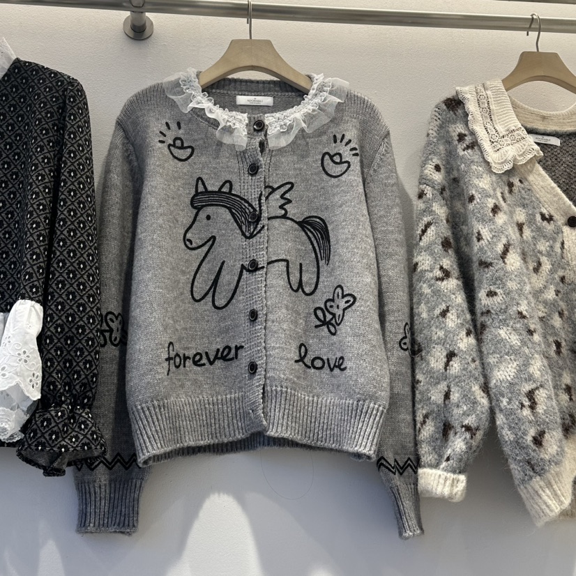 LADYBUG+ADORABLE東大門㊣代購女士新款時尚人氣真品針織衫LADYBUG/Adorable針織衫圖色2