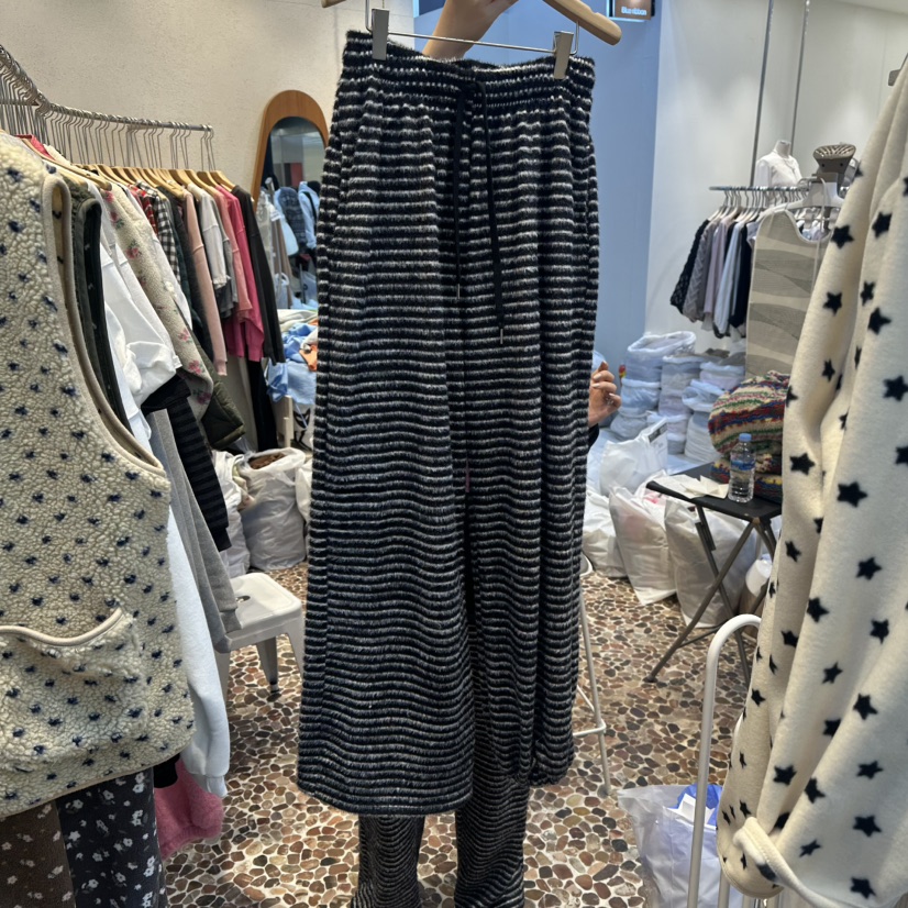 THE LINE-Q韓國直郵㊣女士新品真品25秋冬職業休閑褲單排扣THE LINE-Q休閑褲圖色2