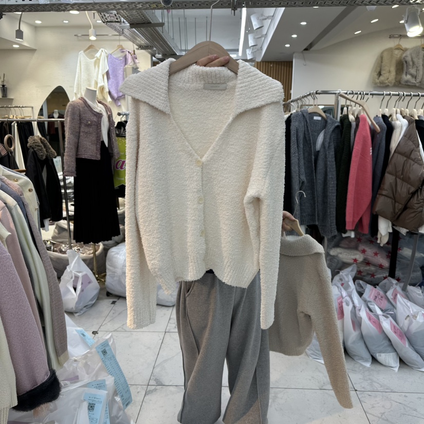 LULULALLA東大門㊣直郵女裝新款人氣休閑推薦時尚職業針織衫LULULALLA針織衫圖色1