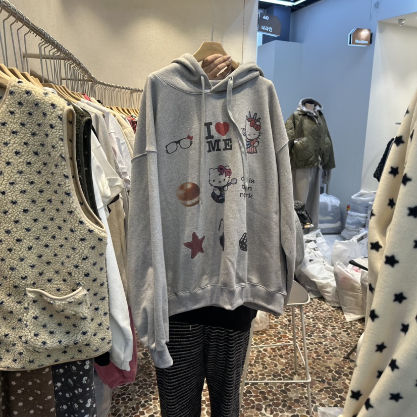 THE LINE-Q東大門㊣直郵女士新款25秋冬休閑時尚熱賣衛衣THE LINE-Q衛衣圖色2