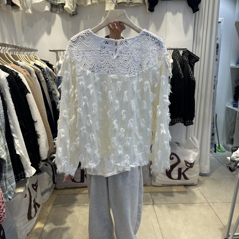 LADYBUG+ADORABLE東大門㊣直郵女裝新品人氣真品襯衫蕾絲衫LADYBUG/Adorable襯衫/蕾絲衫