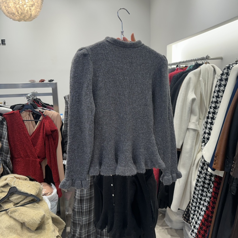 SENSIBLE-S韓國直郵㊣女士新品25秋冬人氣職業針織衫開衫紐扣SENSIBLE針織衫