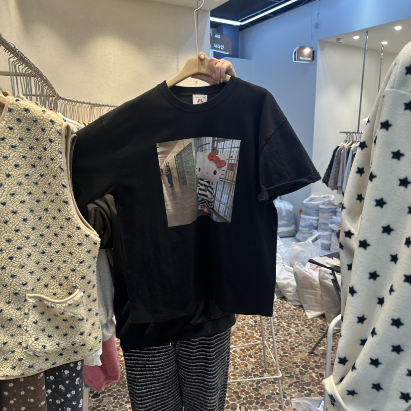 THE LINE-Q東大門㊣實拍女裝新款熱賣職業時尚休閑人氣T恤THE LINE-QT恤圖色2