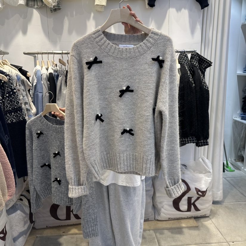 LADYBUG+ADORABLE東大門㊣代購女裝新品時尚休閑真品25秋冬毛衣LADYBUG/Adorable毛衣圖色3