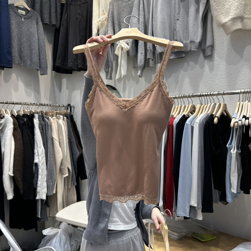 HOT PLACE東大門㊣代購女士新款時尚熱賣休閑人氣吊帶背心HOT PLACE_ISSUE/DREAM GIRIS吊帶/背心圖色2