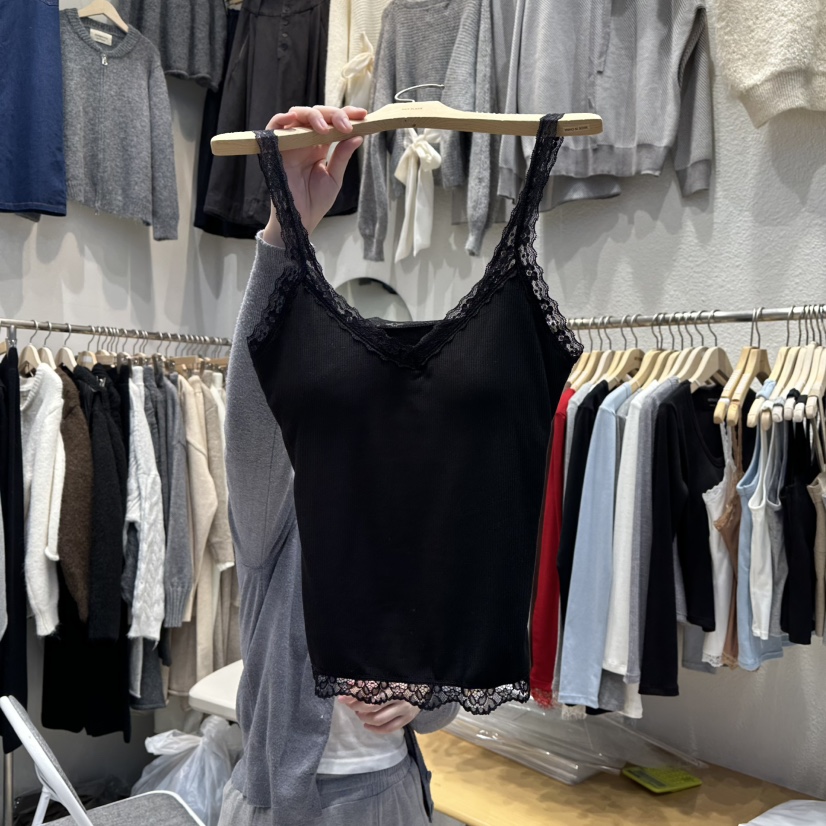 HOT PLACE東大門㊣代購女士新款時尚熱賣休閑人氣吊帶背心HOT PLACE_ISSUE/DREAM GIRIS吊帶/背心圖色3