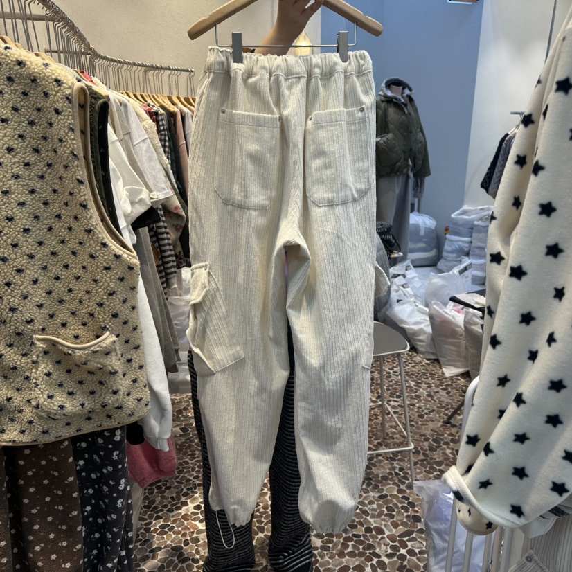 THE LINE-Q東大門㊣實拍女裝新款職業真品休閑25秋冬休閑褲THE LINE-Q休閑褲