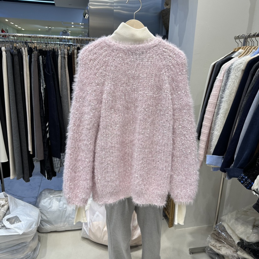 HOT PLACE東大門㊣直郵女裝新款人氣職業熱賣針織衫短款開衫HOT PLACE_ISSUE/DREAM GIRIS針織衫