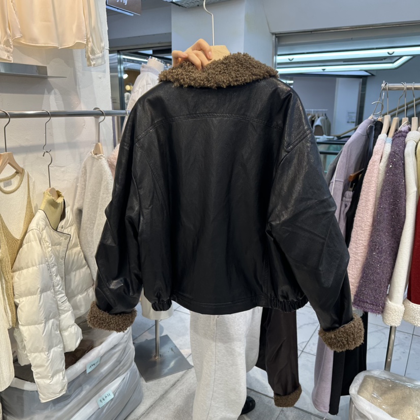FLY FLY東大門㊣實拍女士新品休閑推薦真品熱賣25秋冬皮衣FLY FLY皮衣