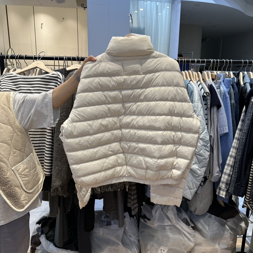 TARA東大門㊣實拍女裝新款真品推薦人氣熱賣時尚職業短款棉服TARA短款棉服