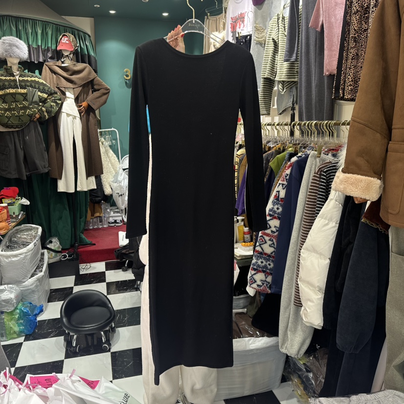 3COLOR韓國代購㊣女士新款職業連衣裙Three color連衣裙圖色2