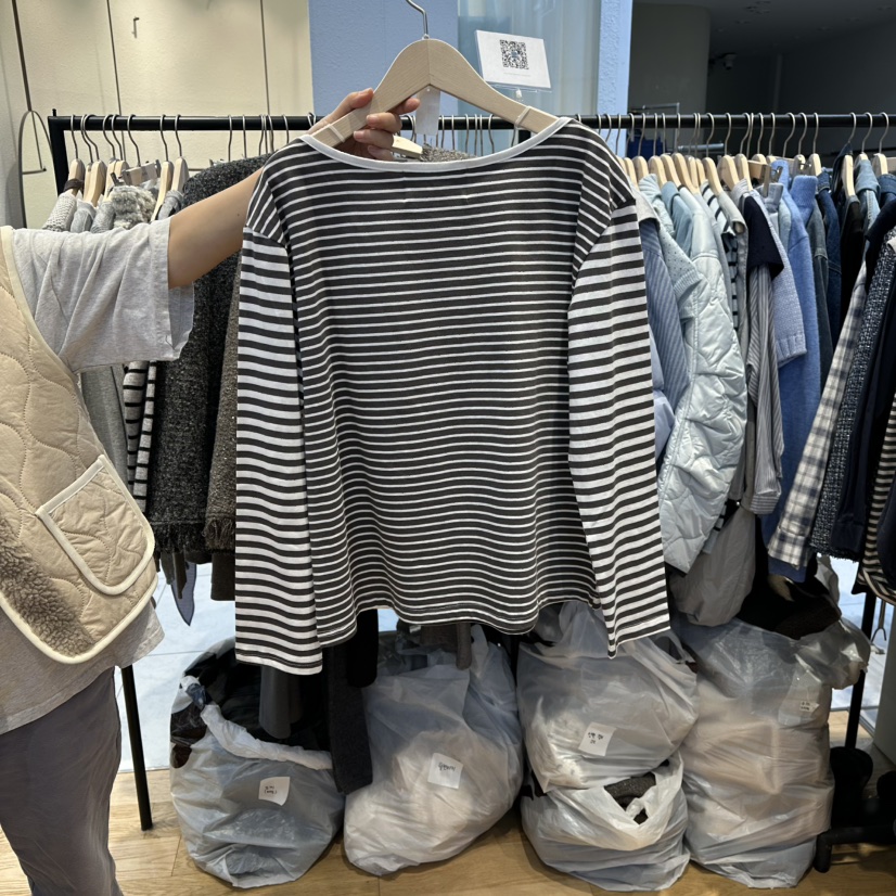 TARA東大門㊣直郵女士新款熱賣休閑人氣推薦真品時尚長袖T恤TARA長袖T恤