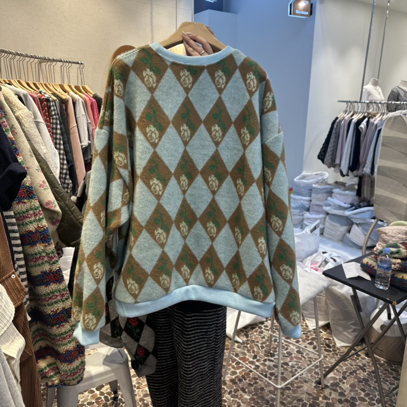 THE LINE-Q東大門㊣實拍女士新品職業25秋冬熱賣真品衛衣THE LINE-Q衛衣