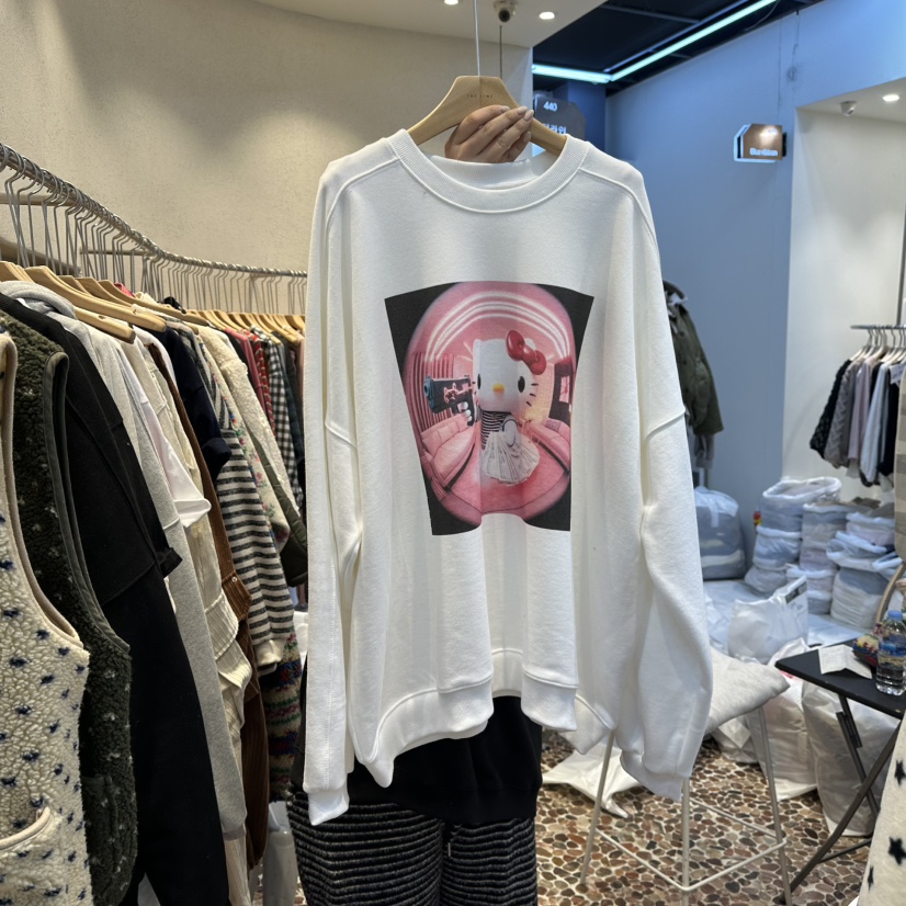 THE LINE-Q東大門㊣實拍女士新品時尚職業真品人氣推薦衛衣THE LINE-Q衛衣圖色1