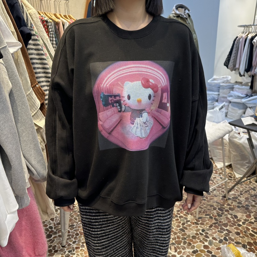 THE LINE-Q東大門㊣實拍女士新品時尚職業真品人氣推薦衛衣THE LINE-Q衛衣圖色2