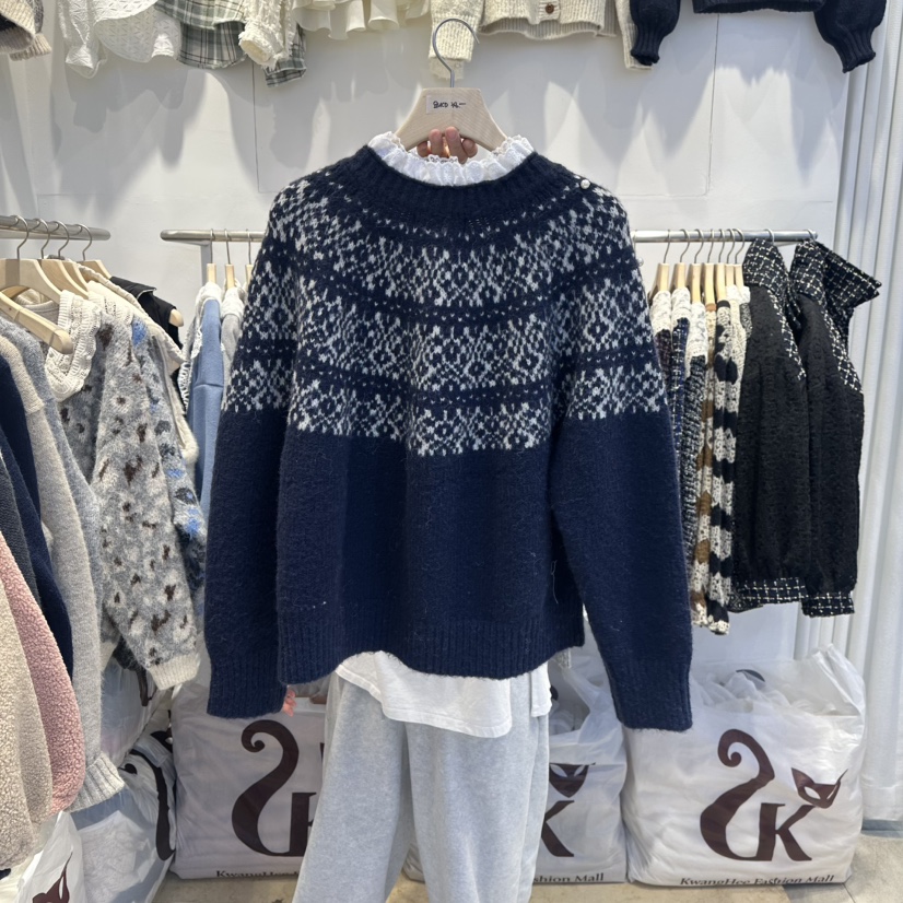 LADYBUG+ADORABLE東大門㊣代購女士新品人氣時尚休閑針織衫LADYBUG/Adorable針織衫