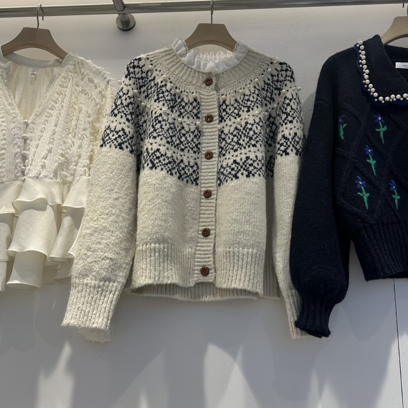 LADYBUG+ADORABLE東大門㊣代購女士新品人氣時尚休閑針織衫LADYBUG/Adorable針織衫圖色1