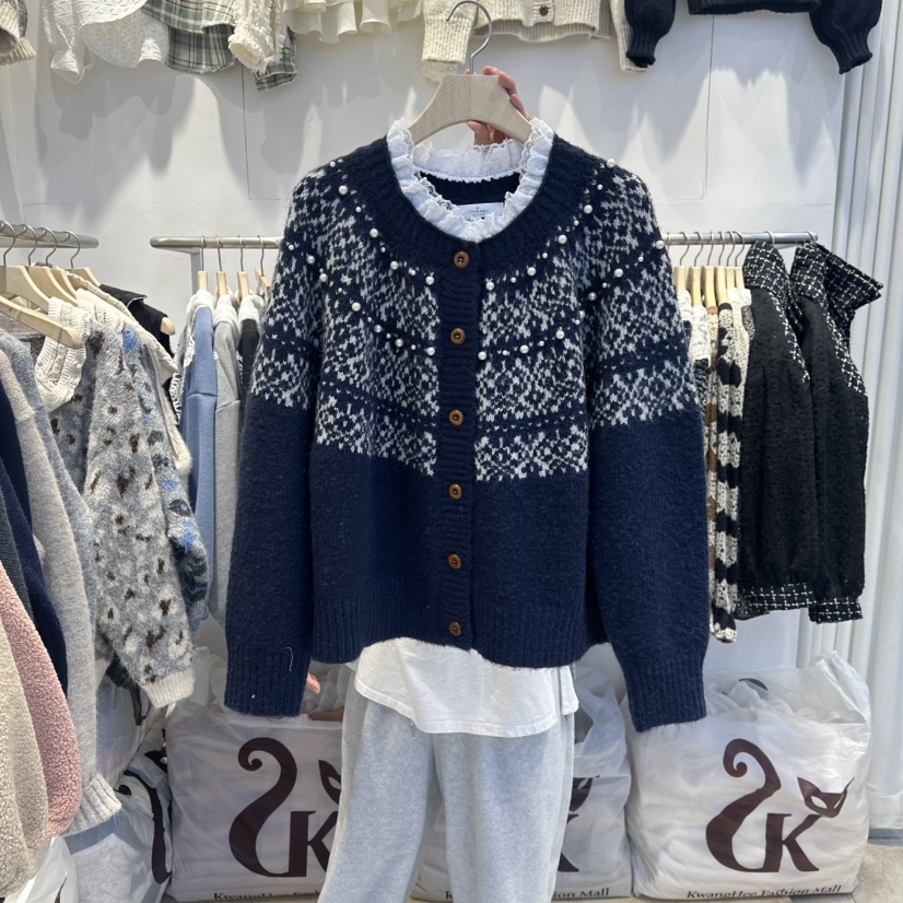 LADYBUG+ADORABLE東大門㊣代購女士新品人氣時尚休閑針織衫LADYBUG/Adorable針織衫圖色2