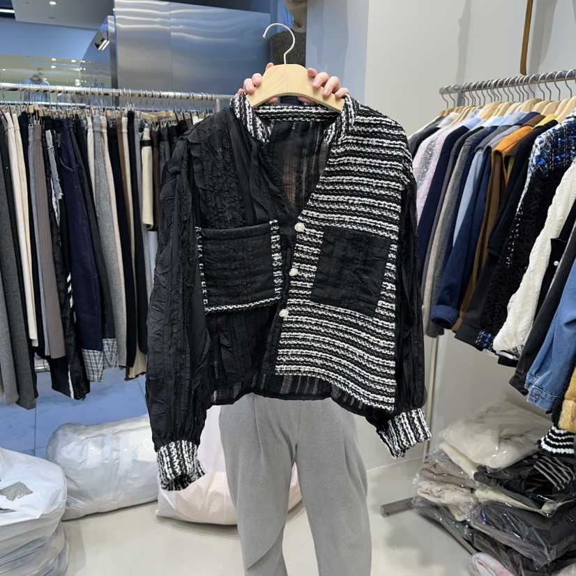 HOT PLACE東大門㊣直郵女士新款推薦時尚人氣真品襯衫蕾絲衫HOT PLACE_ISSUE/DREAM GIRIS襯衫/蕾絲衫圖色2