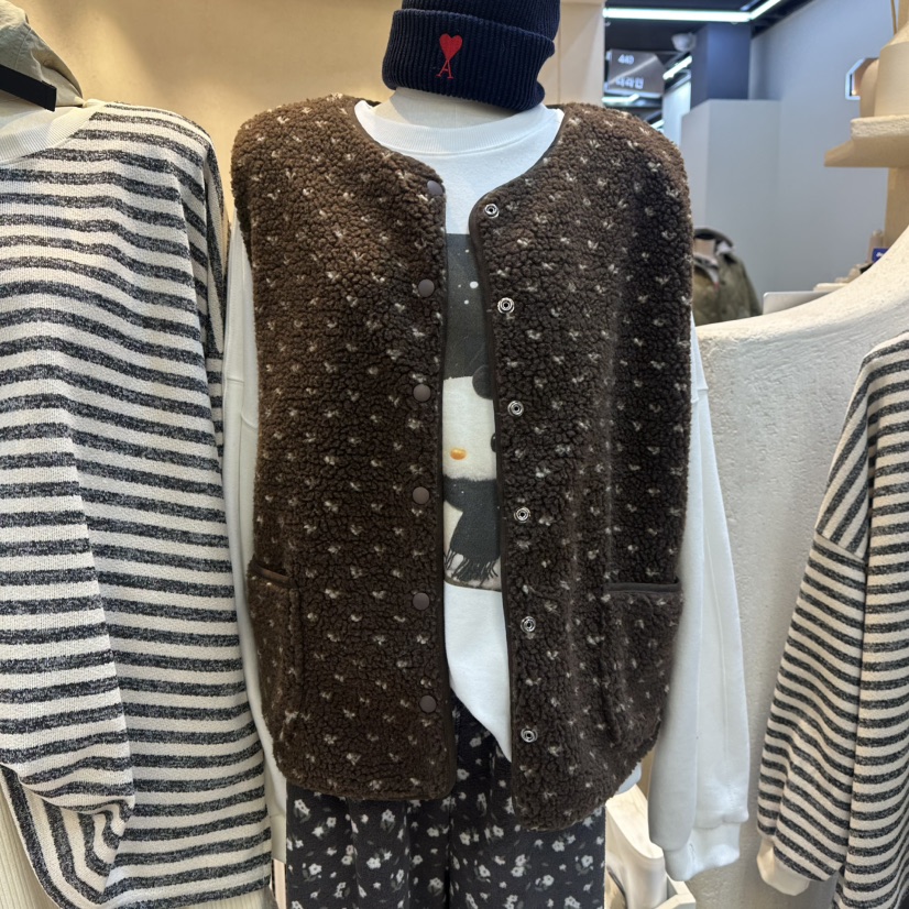 THE LINE-Q韓國直郵㊣女裝新品時尚真品職業休閑推薦馬甲THE LINE-Q馬甲圖色3