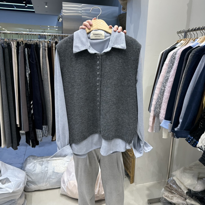 HOT PLACE東大門㊣代購女裝新品熱賣職業推薦套裝兩件套套裝HOT PLACE_ISSUE/DREAM GIRIS套裝圖色1