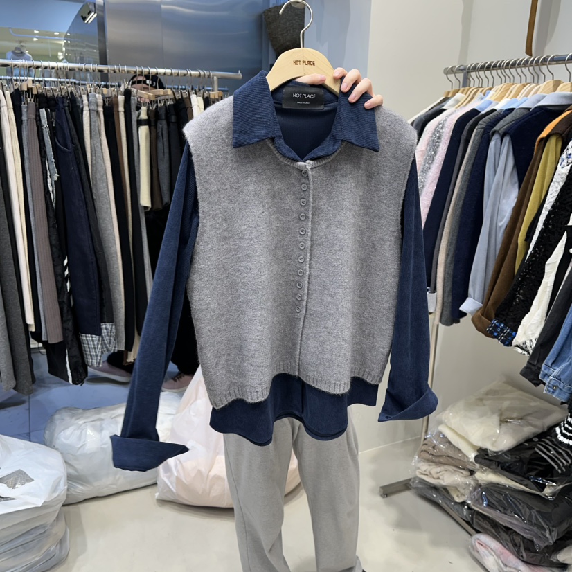 HOT PLACE東大門㊣代購女裝新品熱賣職業推薦套裝兩件套套裝HOT PLACE_ISSUE/DREAM GIRIS套裝圖色3