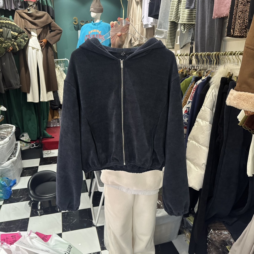 3COLOR韓國代購㊣女裝新款真品衛衣Three color衛衣圖色1墨色