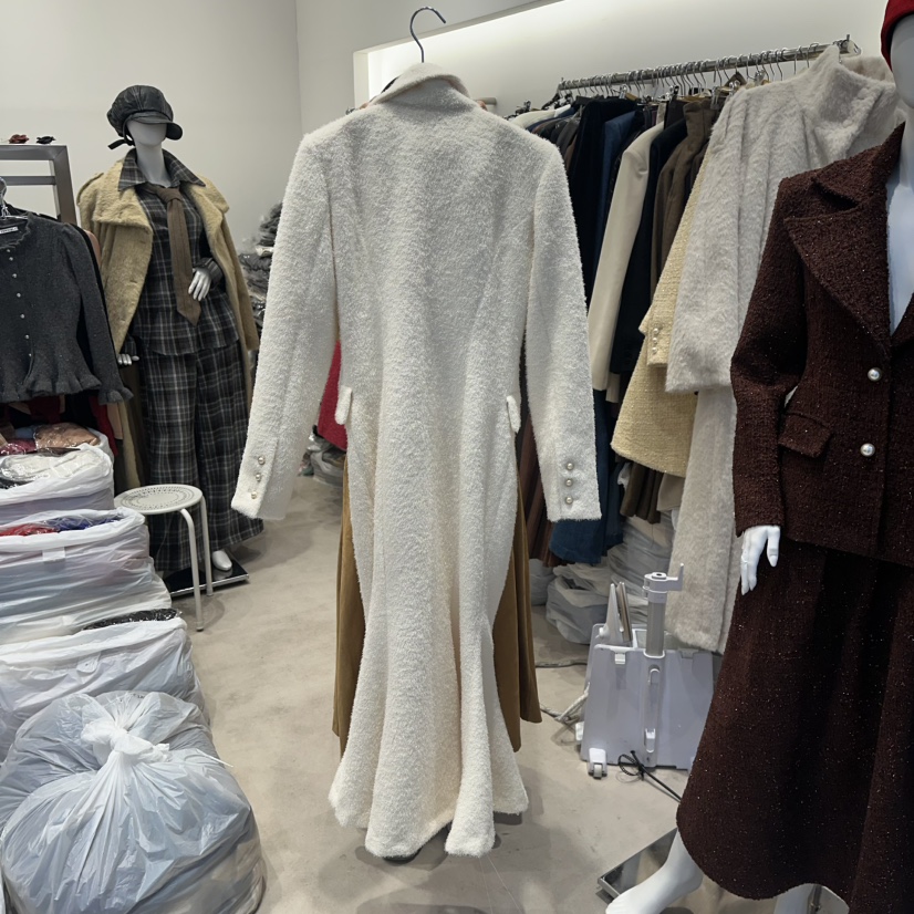 SENSIBLE-S韓國代購㊣女士新款25秋冬休閑推薦真品中長款大衣SENSIBLE中長款大衣