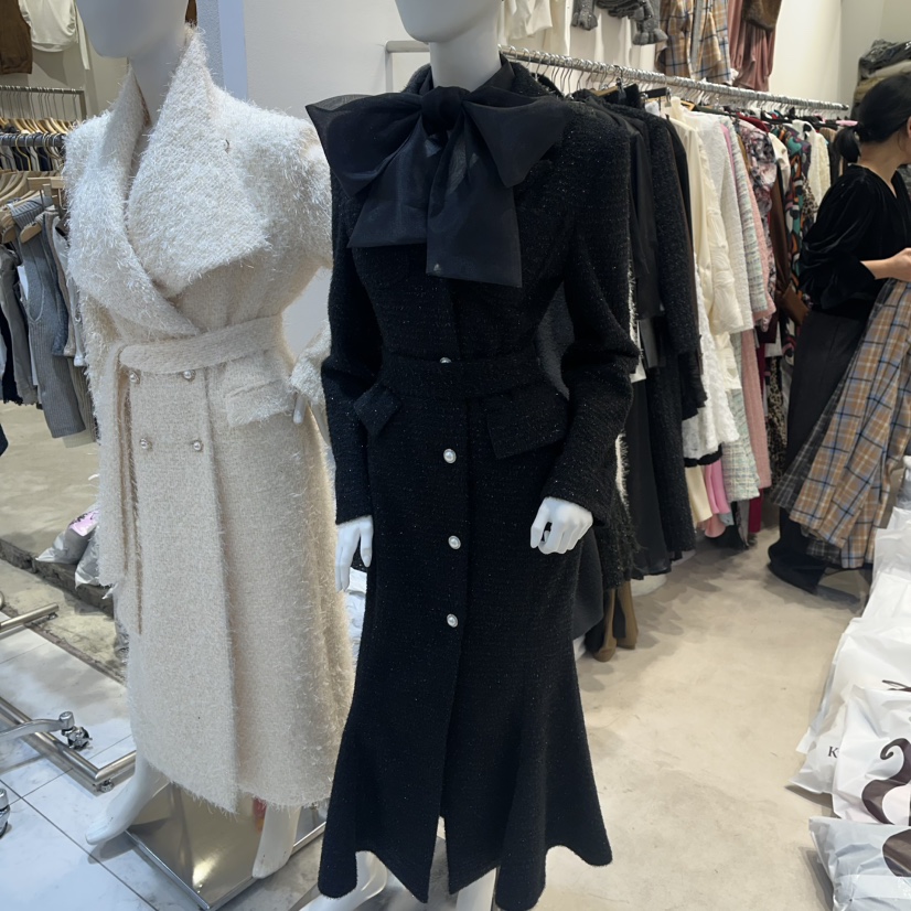 SENSIBLE-S韓國代購㊣女士新款25秋冬休閑推薦真品中長款大衣SENSIBLE中長款大衣圖色2