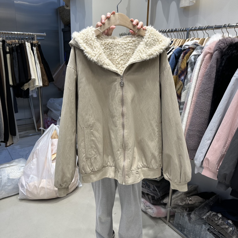 HOT PLACE東大門㊣直郵女裝新品時尚25秋冬推薦人氣夾克拉鏈HOT PLACE_ISSUE/DREAM GIRIS夾克圖色2