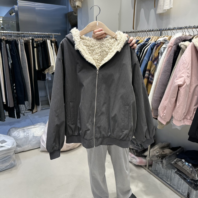 HOT PLACE東大門㊣直郵女裝新品時尚25秋冬推薦人氣夾克拉鏈HOT PLACE_ISSUE/DREAM GIRIS夾克圖色5