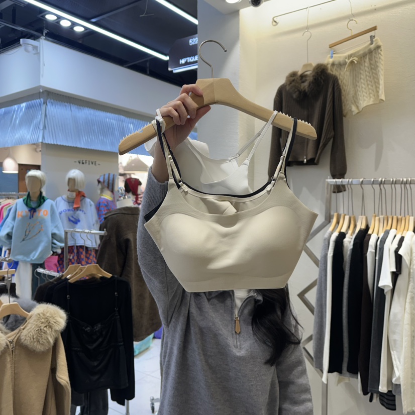 HIPTIQUE東大門㊣代購女士新品人氣休閑25秋冬時尚吊帶背心HIPTIQUE吊帶/背心圖色2