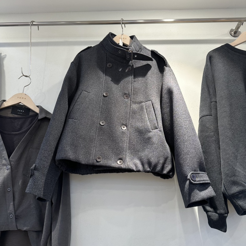TARA東大門㊣直郵女裝新品推薦熱賣時尚職業休閑25秋冬夾克TARA夾克圖色2